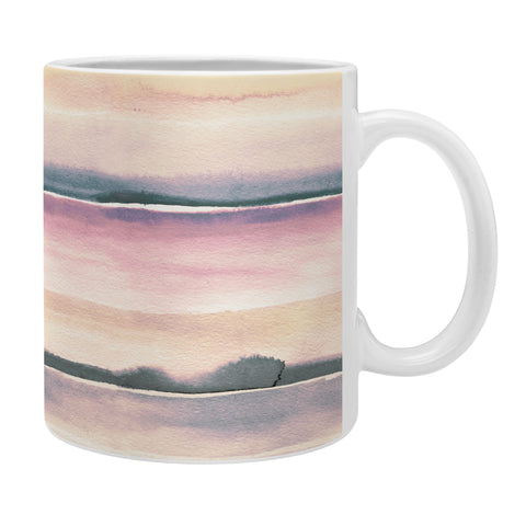 Ninola Design Relaxing Stripes Mineral Lilac Coffee Mug