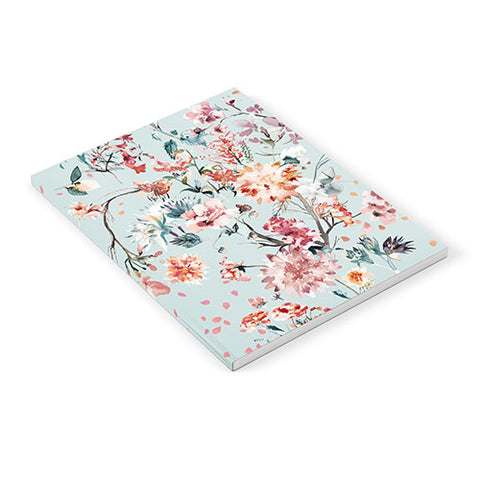 Ninola Design Romantic Bouquet Blue Notebook