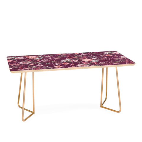 Ninola Design Romantic Bouquet Purple Coffee Table
