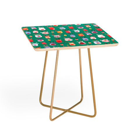 Ninola Design Rudolph reindeers green Side Table