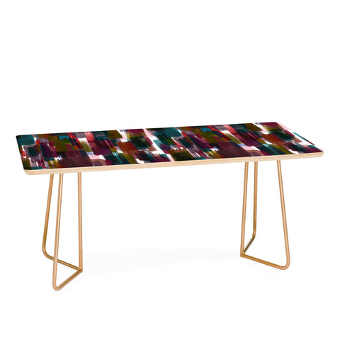 Ninola Design Rustic texture Dark red Coffee Table
