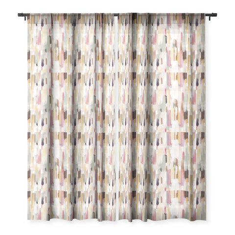 Ninola Design Rustic texture Warm Sheer Window Curtain