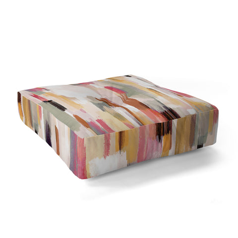 Ninola Design Rustic texture Warm Floor Pillow Square