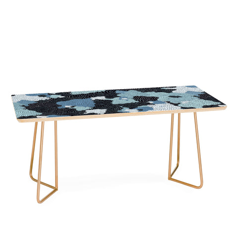 Ninola Design Sea foam Blue Coffee Table