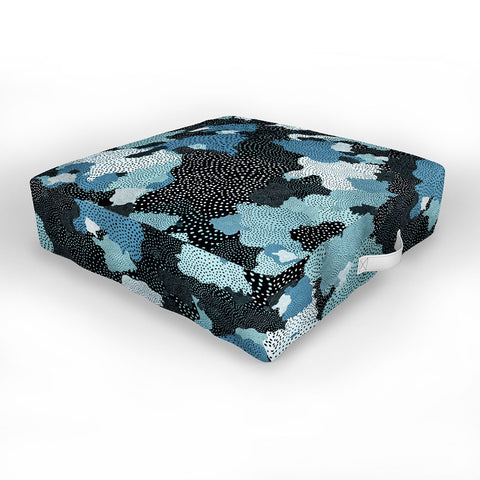 Ninola Design Sea foam Blue Outdoor Floor Cushion
