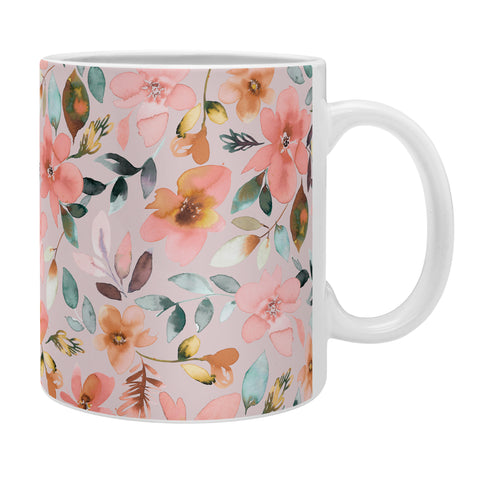 Ninola Design Serenity flowers Pink Romance Coffee Mug