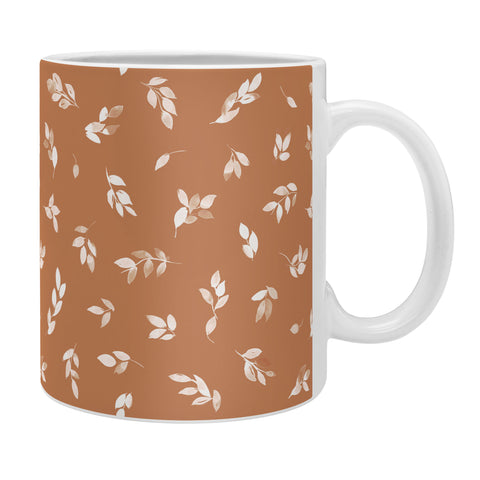 Ninola Design Small leaves foliage Copper Coffee Mug