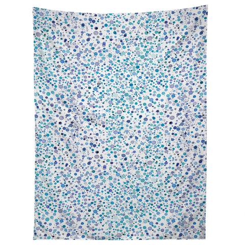 Ninola Design Snow dots blue Tapestry
