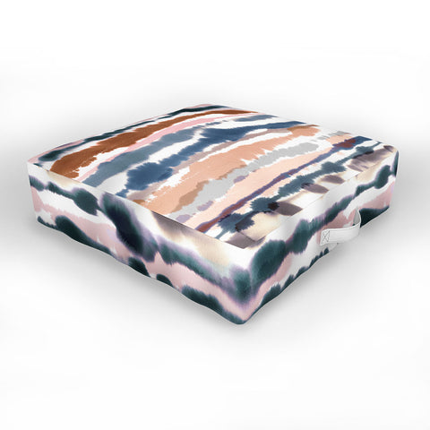Ninola Design Soft desert dunes Blue Outdoor Floor Cushion