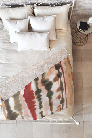 Ninola Design Soft warm dunes Fleece Throw Blanket