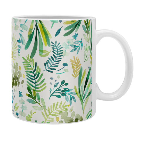 Ninola Design Tuscany Olive Green Leaves Coffee Mug
