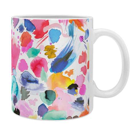 Ninola Design Watercolor Painterly Scribbles Coffee Mug