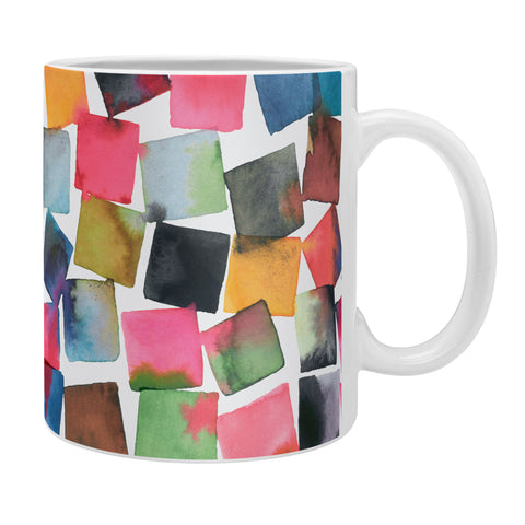 Ninola Design Watercolor plaids Multi Coffee Mug