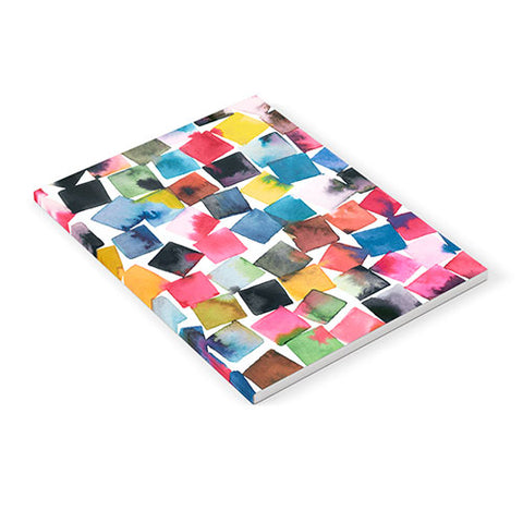 Ninola Design Watercolor plaids Multi Notebook