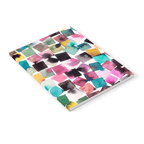 Ninola Design Watercolor plaids Pink Notebook