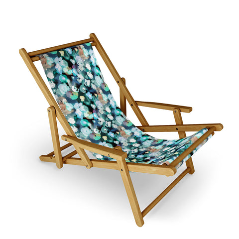 Ninola Design Watery coastal flowers Sling Chair