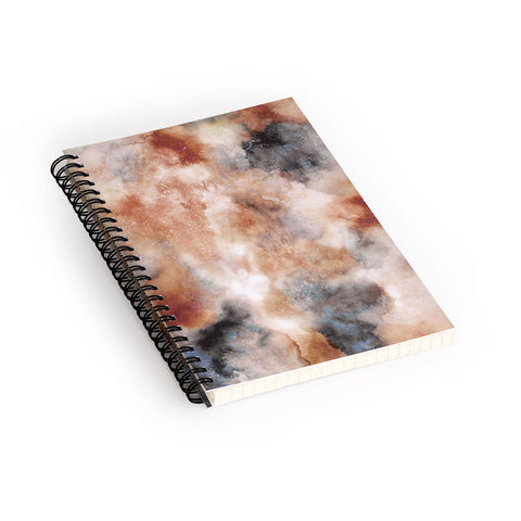 Ninola Design Western dunes abstract watercolor Spiral Notebook
