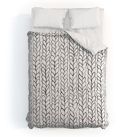 Ninola Design Wool Braids Drawing Comforter