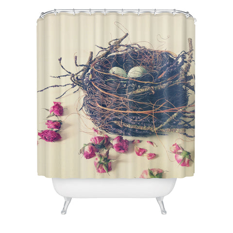 Olivia St Claire Bird Nest Shower Curtain