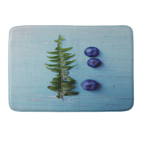 Olivia St Claire Blueberries and Fern Memory Foam Bath Mat