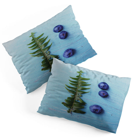 Olivia St Claire Blueberries and Fern Pillow Shams