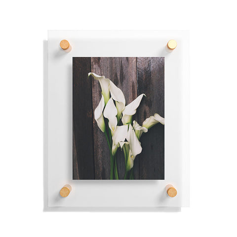 Olivia St Claire Calla Lilies Floating Acrylic Print