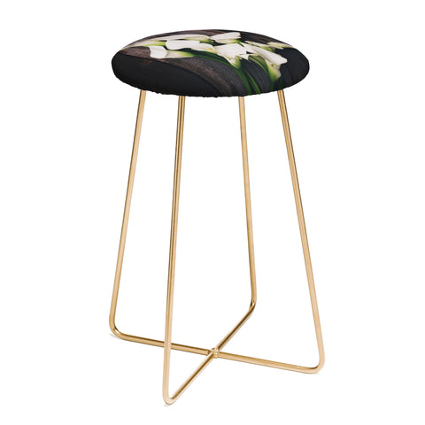 Olivia St Claire Calla Lilies Counter Stool