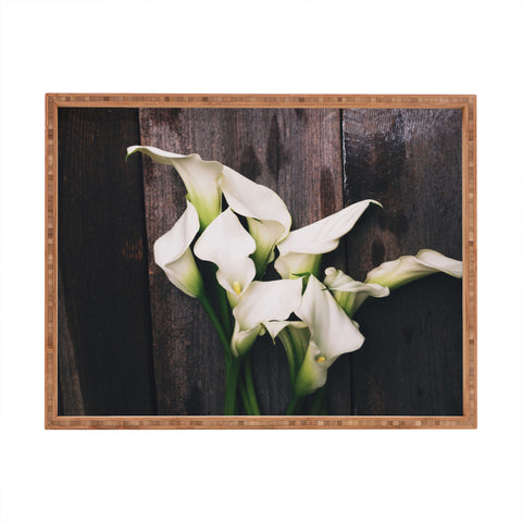 Olivia St Claire Calla Lilies Rectangular Tray