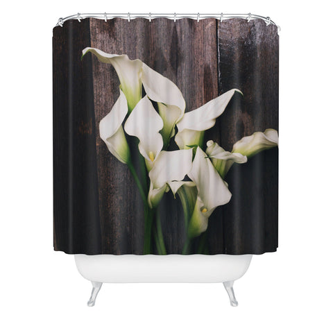 Olivia St Claire Calla Lilies Shower Curtain