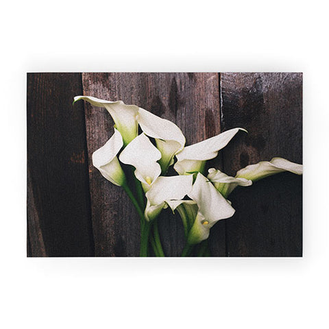 Olivia St Claire Calla Lilies Welcome Mat