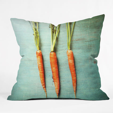 Olivia St Claire Eat Your Vegetables Outdoor Throw Pillow