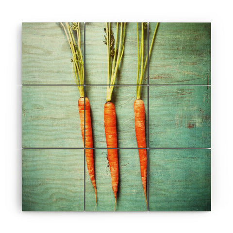 Olivia St Claire Eat Your Vegetables Wood Wall Mural