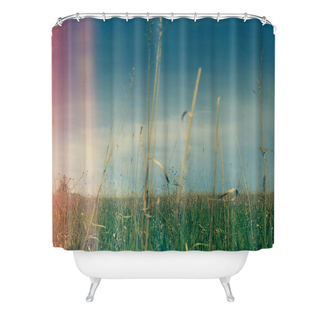 Olivia St Claire Her Heart Was a Wide Open Landscape Shower Curtain