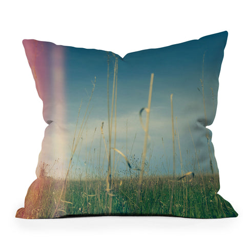Olivia St Claire Her Heart Was a Wide Open Landscape Throw Pillow
