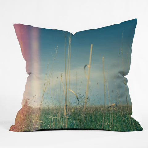 Olivia St Claire Her Heart Was a Wide Open Landscape Outdoor Throw Pillow