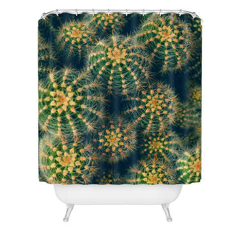 Olivia St Claire Lovely Cactus Shower Curtain