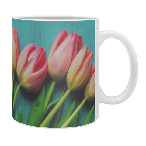 Olivia St Claire Lovely Pink Tulips Coffee Mug