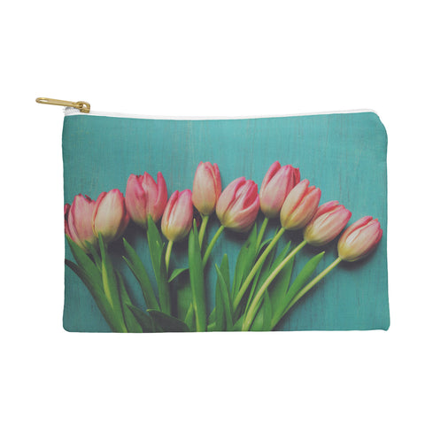 Olivia St Claire Lovely Pink Tulips Pouch