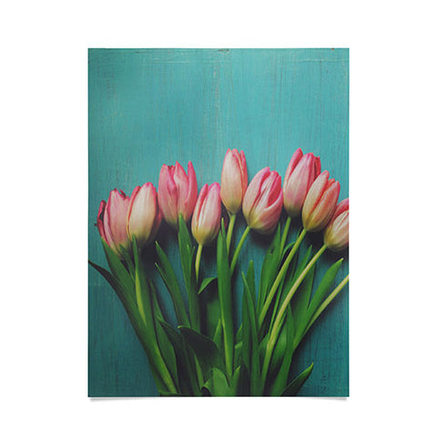 Olivia St Claire Lovely Pink Tulips Poster