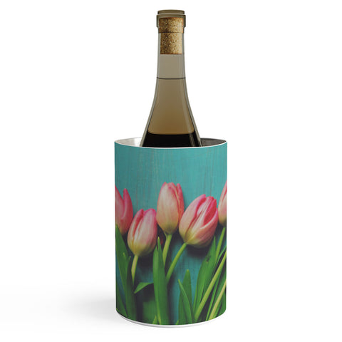 Olivia St Claire Lovely Pink Tulips Wine Chiller