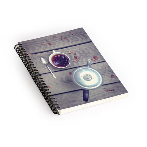 Olivia St Claire Morning Perk Spiral Notebook