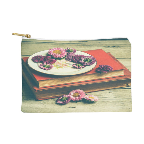 Olivia St Claire Old Books and Asters Pouch