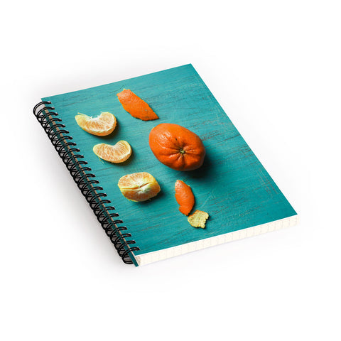 Olivia St Claire Orange Wedges Spiral Notebook