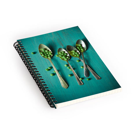 Olivia St Claire Peas Please Spiral Notebook