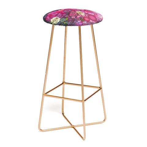Olivia St Claire Peony and Clover Bar Stool