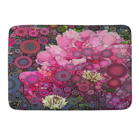 Olivia St Claire Peony and Clover Memory Foam Bath Mat