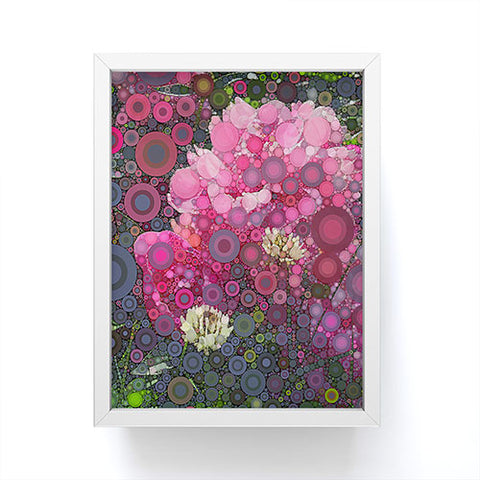 Olivia St Claire Peony and Clover Framed Mini Art Print