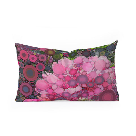 Olivia St Claire Peony and Clover Oblong Throw Pillow
