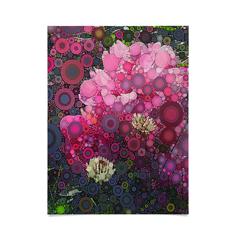 Olivia St Claire Peony and Clover Poster
