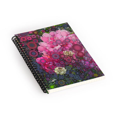 Olivia St Claire Peony and Clover Spiral Notebook